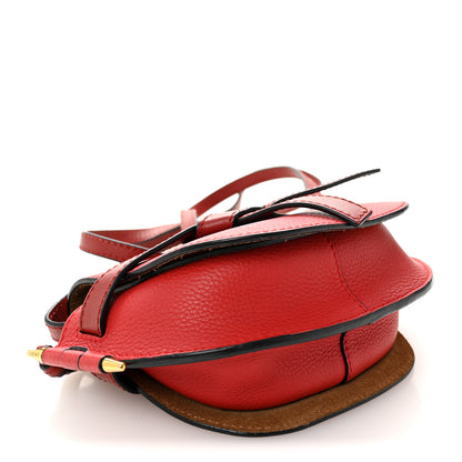 Loewe Grained Calfskin Mini Gate Crossbody Bag Scarlet Burnt Red 4 of 10