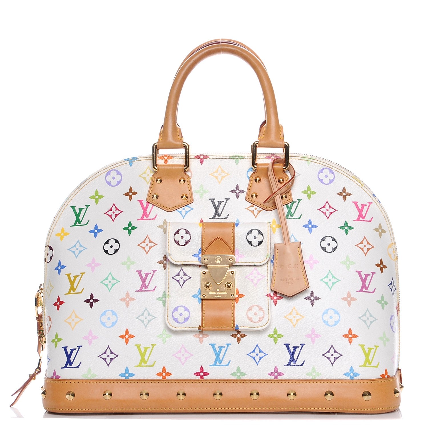 Louis Vuitton Monogram Multicolor Alma GM White 1 of 9
