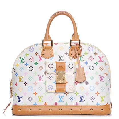 Louis Vuitton Monogram Multicolor Alma GM White 1 of 9