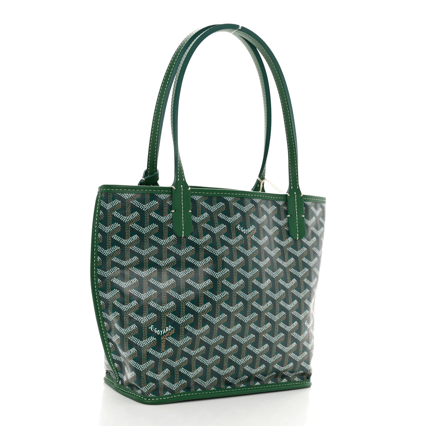 Goyardine Reversible Mini Anjou Green