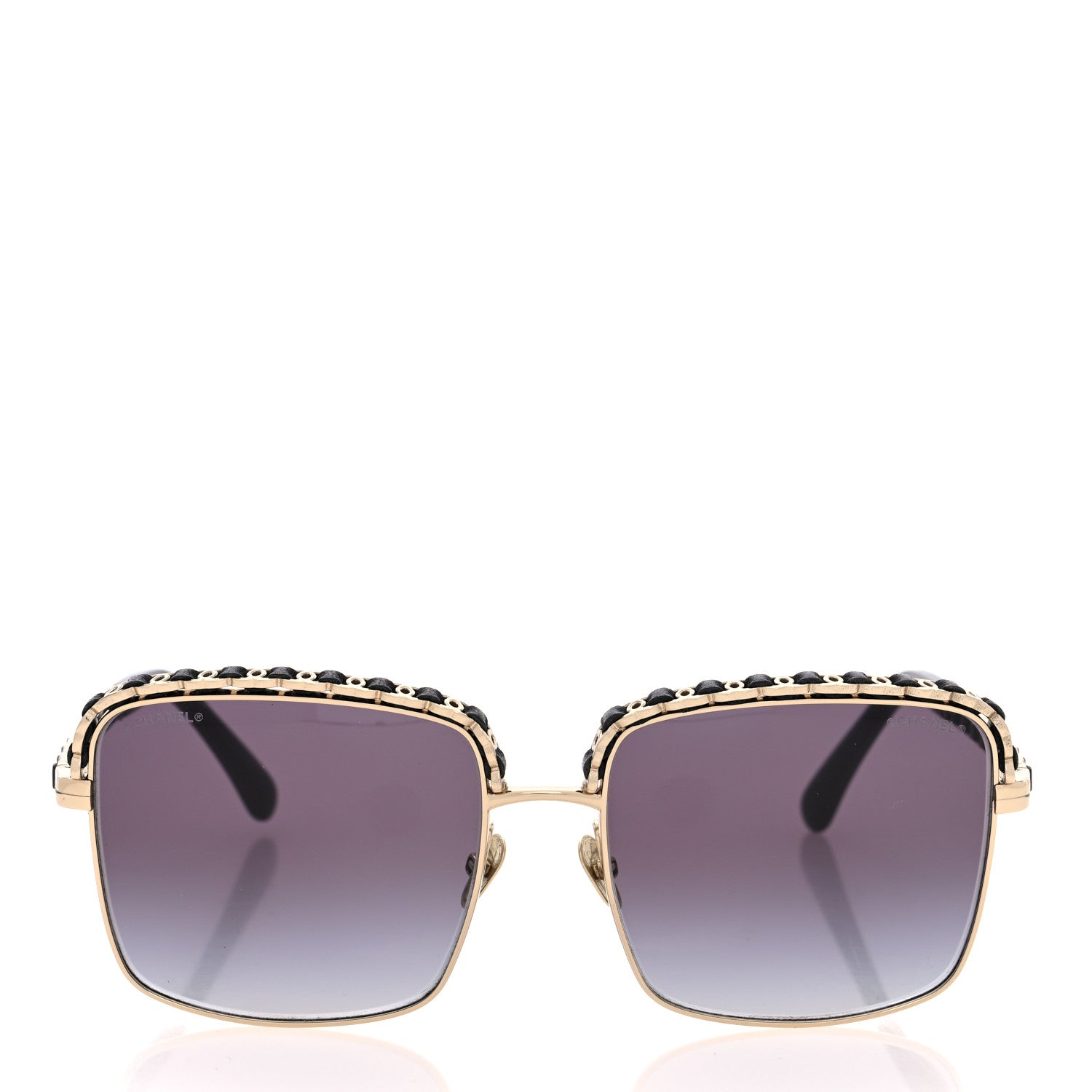 Chanel Metal Square Chain Sunglasses 71369 Grey 2 of 7