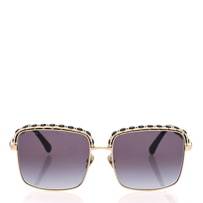 Chanel Metal Square Chain Sunglasses 71369 Grey 2 of 7