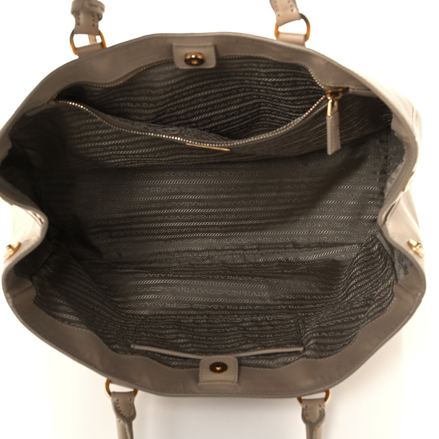 Prada Saffiano Lux Large Tote Sabbia 5 of 11