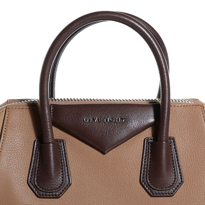 Givenchy Sugar Goatskin Small Tri-Color Antigona Beige Camel Brown 10 of 10