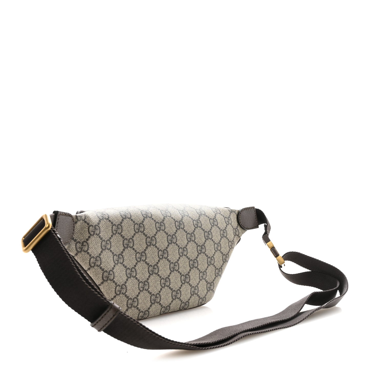 GG Supreme Monogram Web Small Ophidia Belt Bag Beige Ebony New Acero