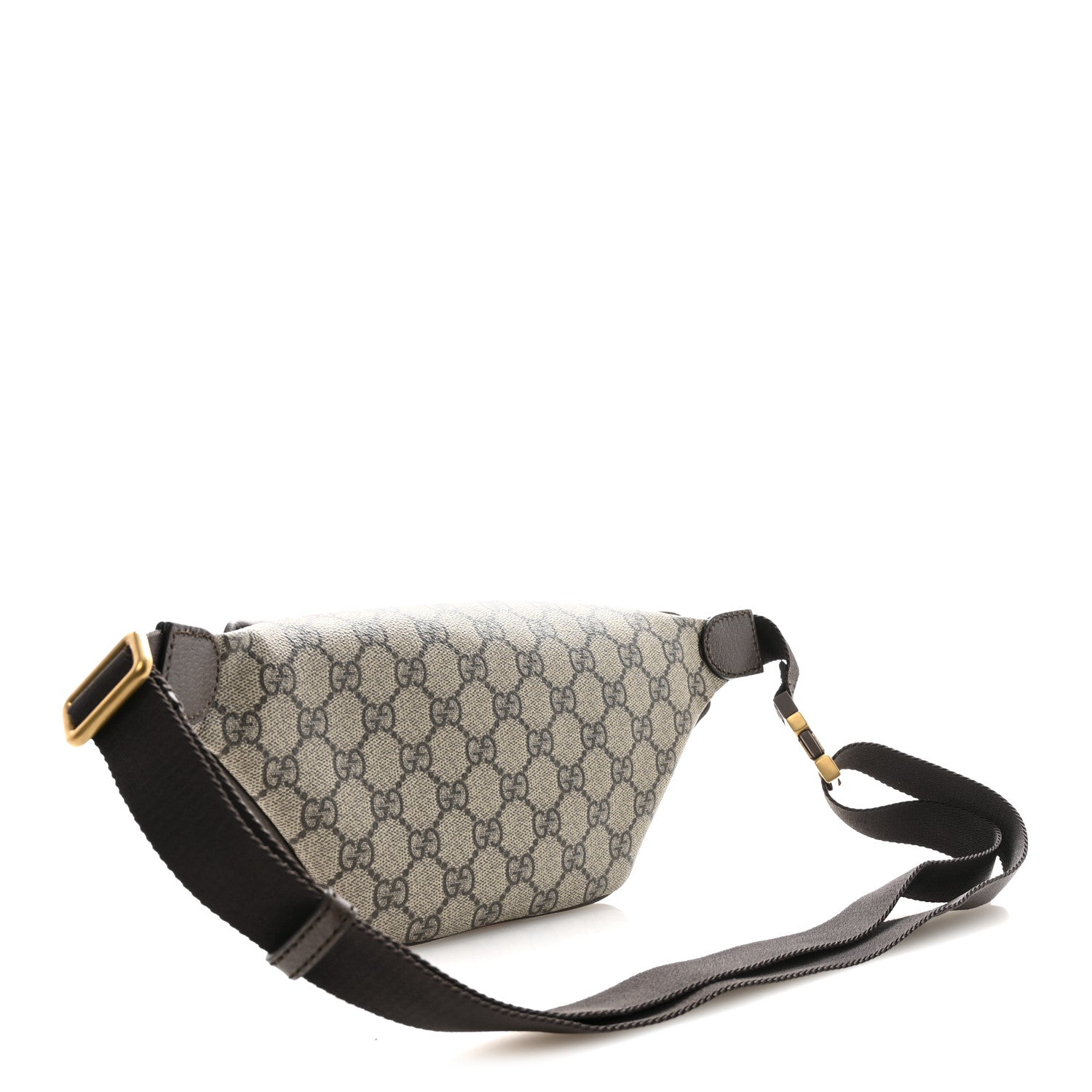 Gucci GG Supreme Monogram Web Small Ophidia Belt Bag Beige Ebony New Acero 3 of 12