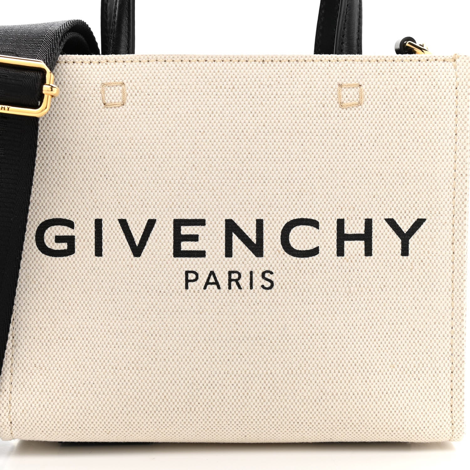 Givenchy Canvas Mini G-Tote White Black 7 of 11