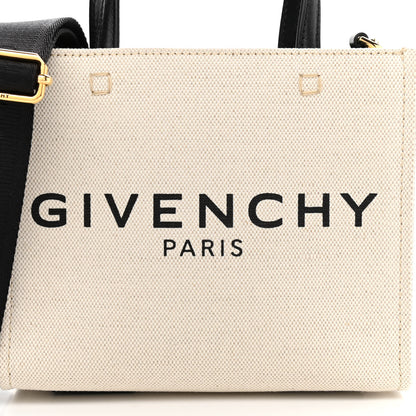 Givenchy Canvas Mini G-Tote White Black 7 of 11