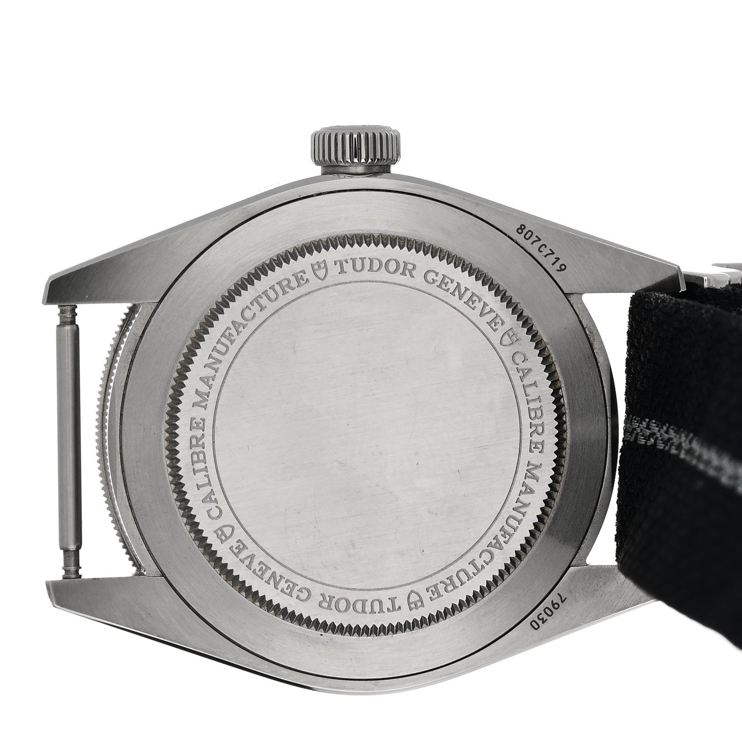 Stainless Steel Fabric 39mm Black Bay Automatic Watch Blue 79030B