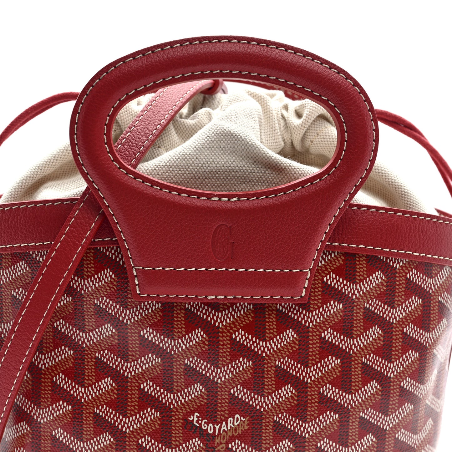 Goyardine Beluga Mini Red