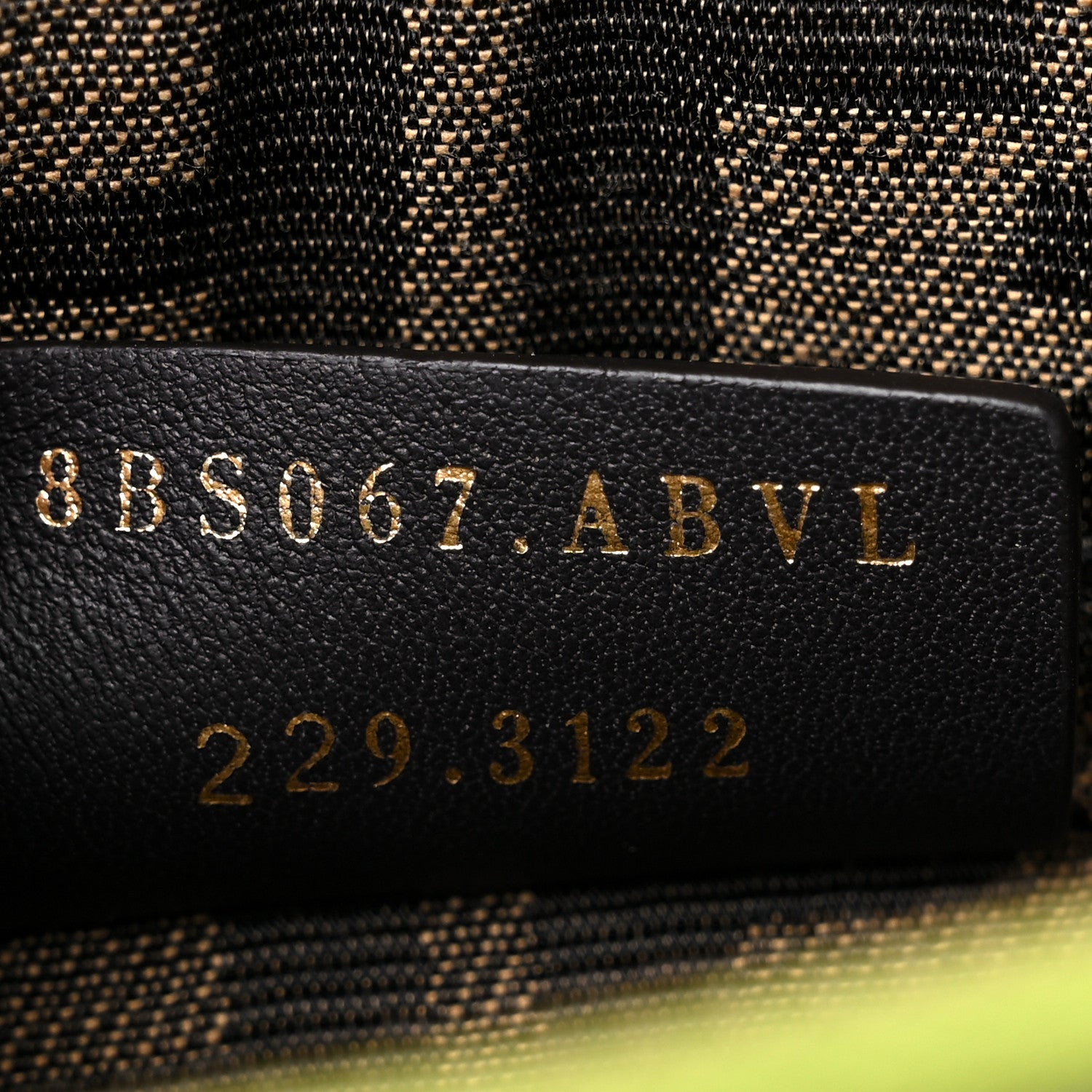 Fendi Vitello King Plexiglass Logo Embossed Mini By The Way Top Handle Boston Bag Wasabi 7 of 10