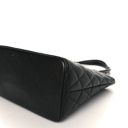 Chanel Caviar Quilted Medallion Tote Black 9 of 15