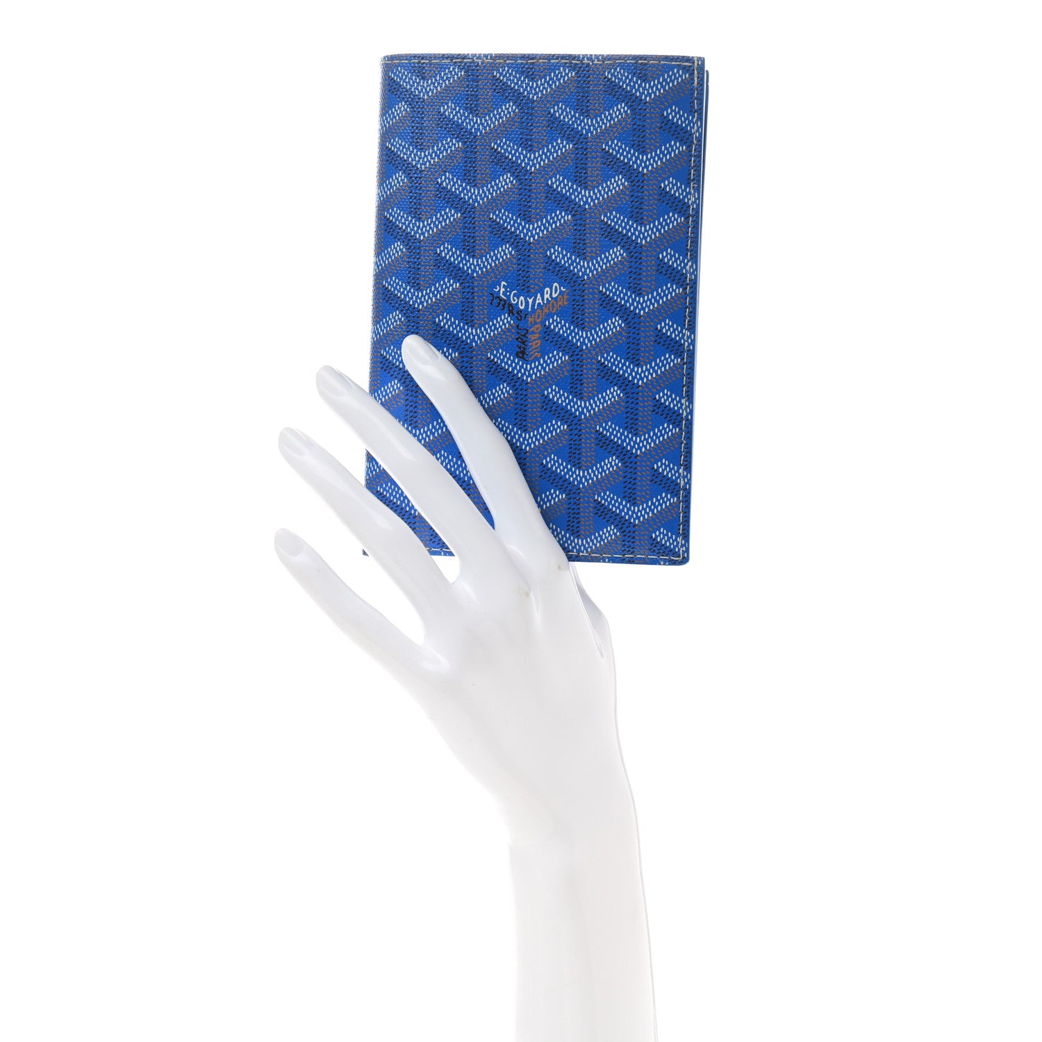 Goyard Goyardine Card Case Sky Blue 2 of 7
