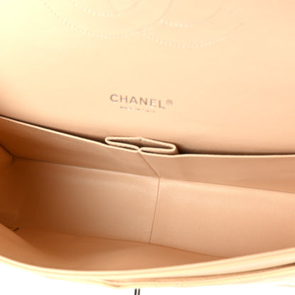 Chanel Caviar Quilted Maxi Double Flap Beige 5 of 8