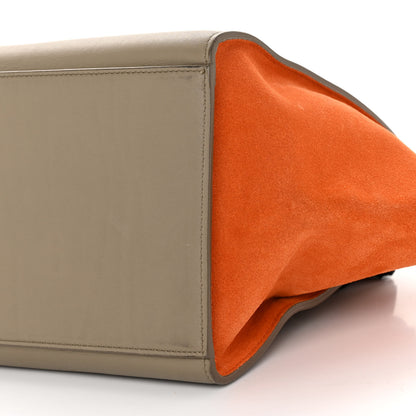 Celine Smooth Calfskin Suede Medium Tri-Color Trapeze Orange 16 of 17