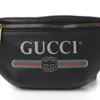 Gucci Grained Calfskin Small Logo Belt Bag Black 9 of 9