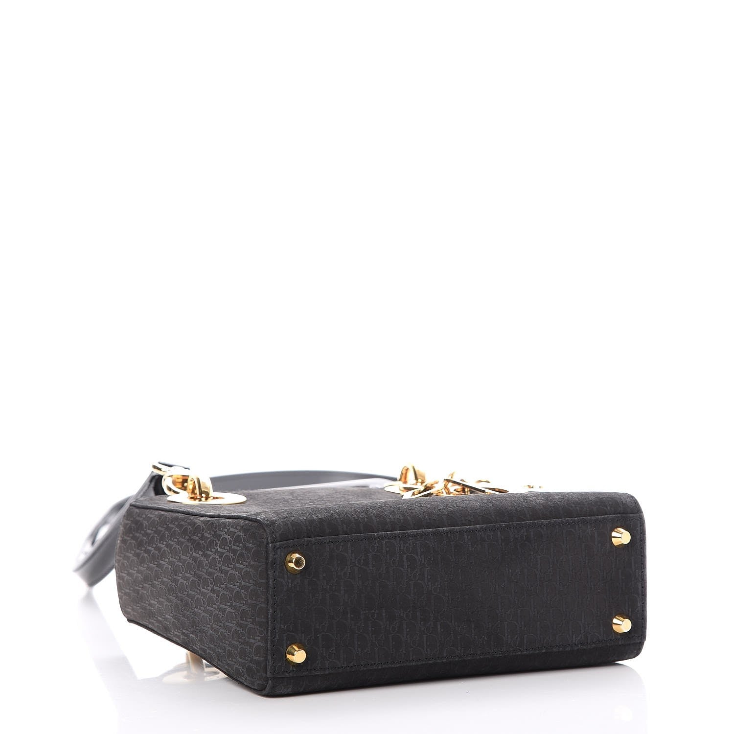 Christian Dior Suede Diorissimo Mini Lady Dior Black 4 of 7