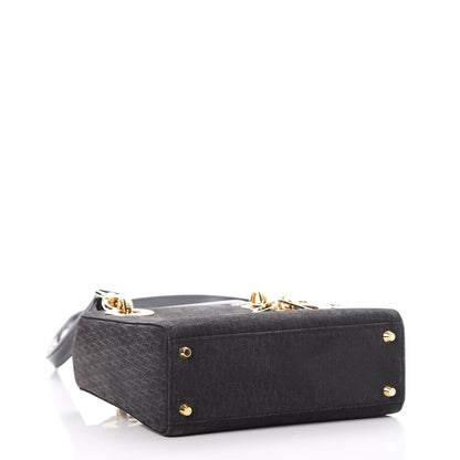 Christian Dior Suede Diorissimo Mini Lady Dior Black 4 of 7