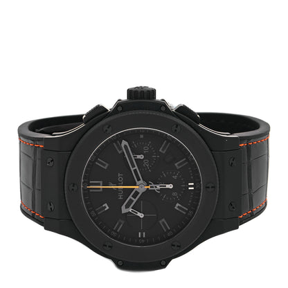 Hublot Ceramic Alligator 44mm Big Bang Limited Edition "Veuve Clicquot" Automatic Watch Black 301.C1.1140.LR.VCP21 2 of 5
