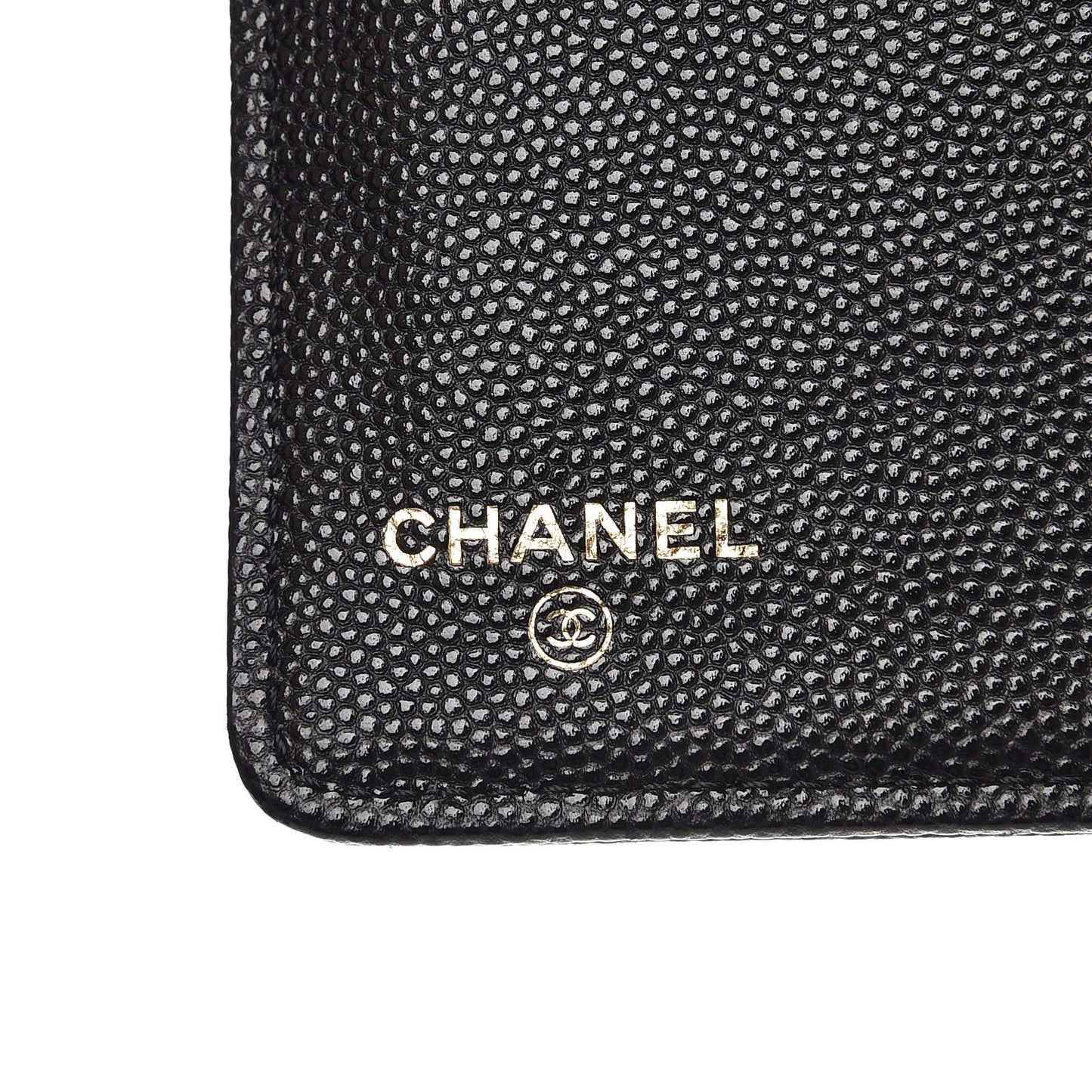 Caviar Stich Timeless CC Yen Wallet Black