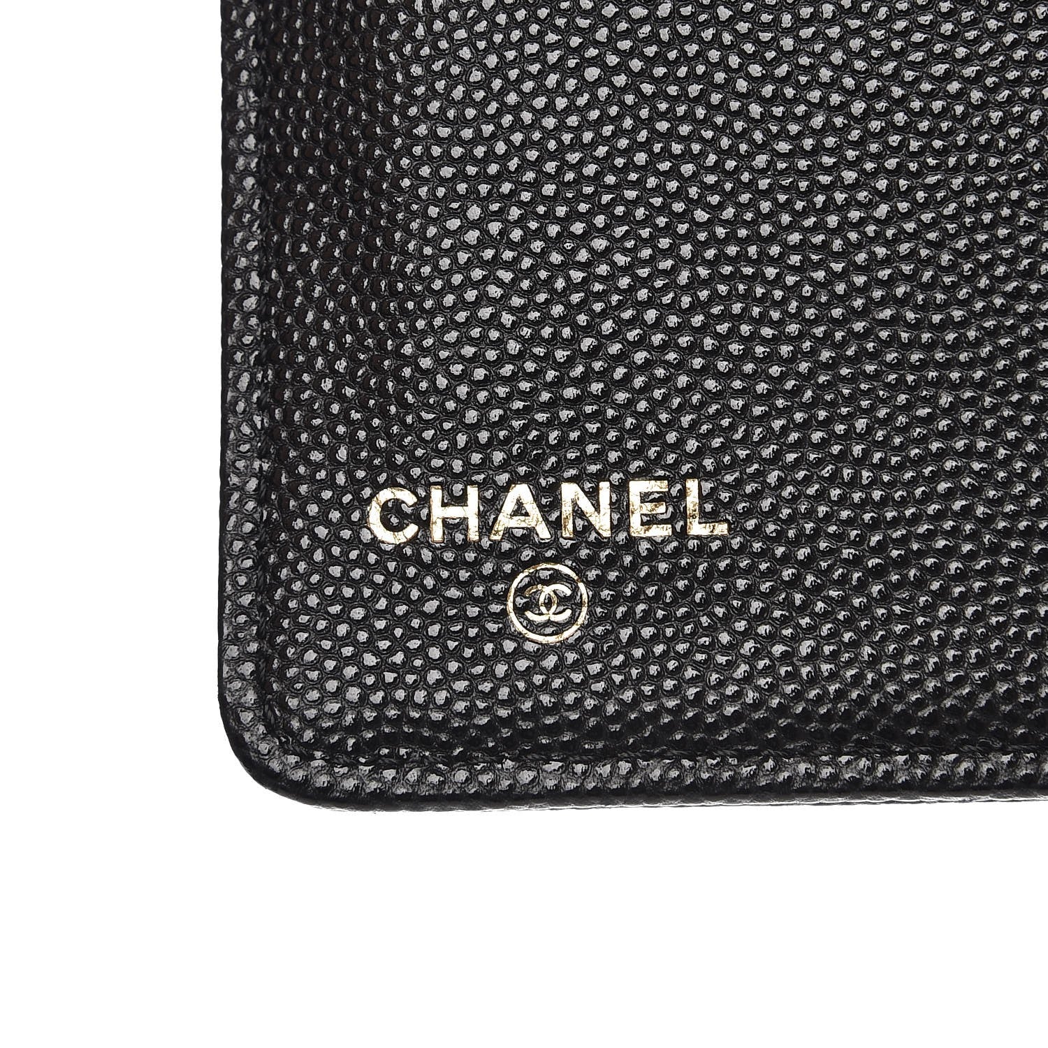 Chanel Caviar Stich Timeless CC Yen Wallet Black 6 of 10