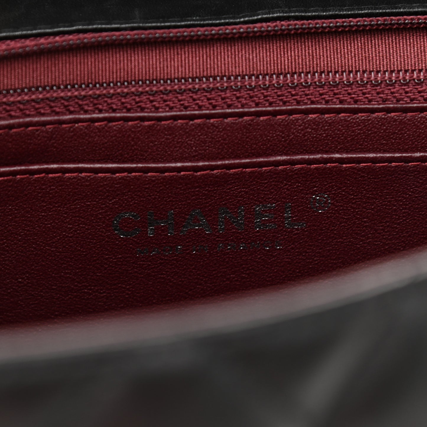 Lambskin Quilted Jumbo Single Flap Black