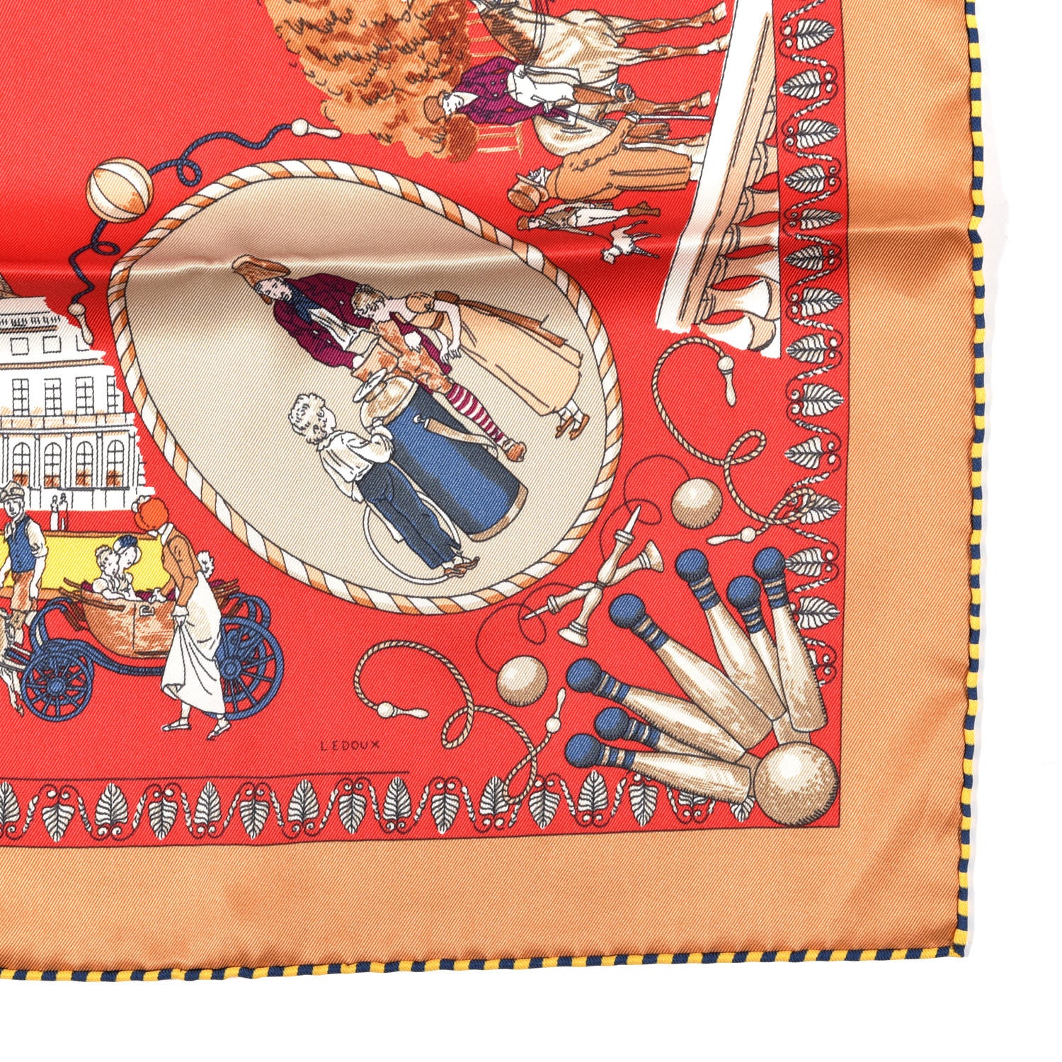 Hermes Silk Promenades de Paris Scarf 70 3 of 4