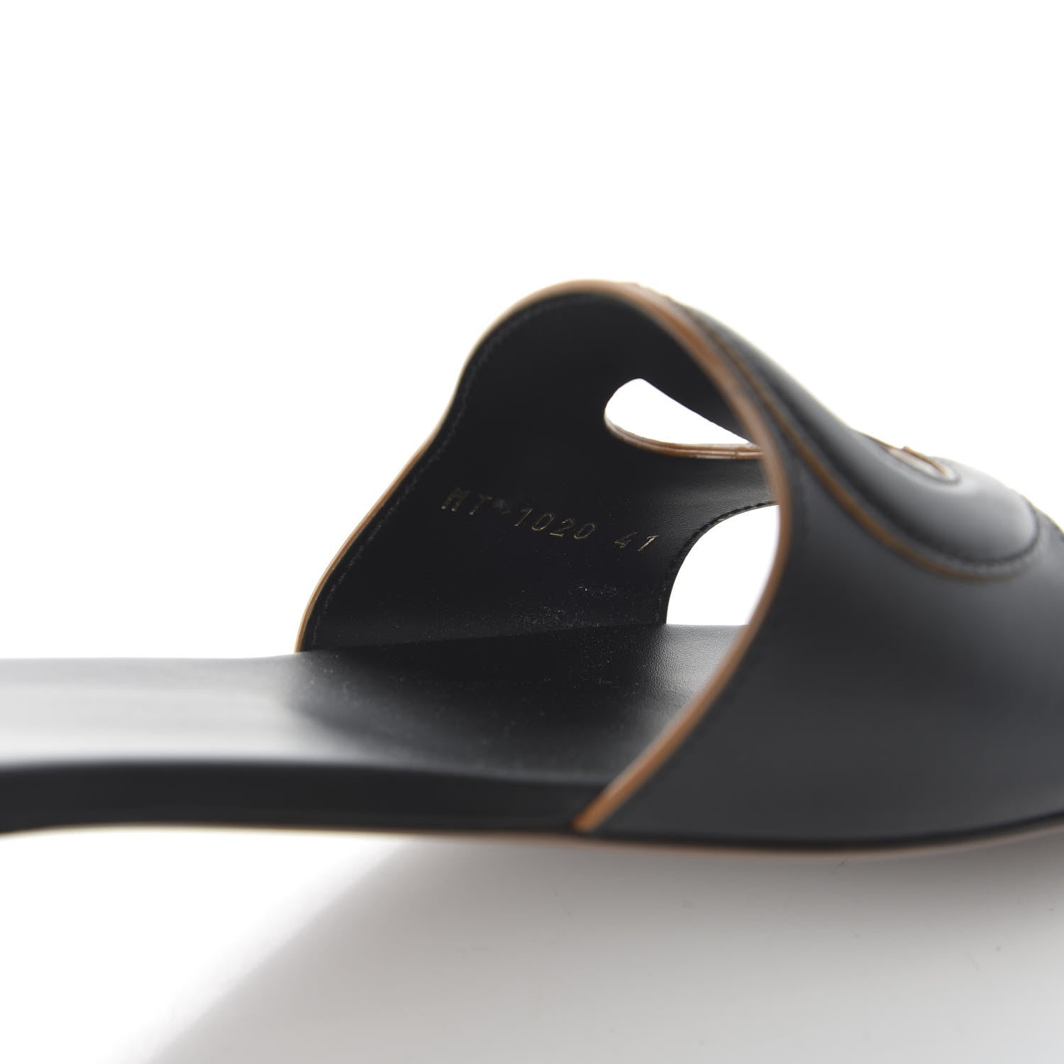 Christian Dior Calfskin D-Club Mule Sandal 41 Black 7 of 8
