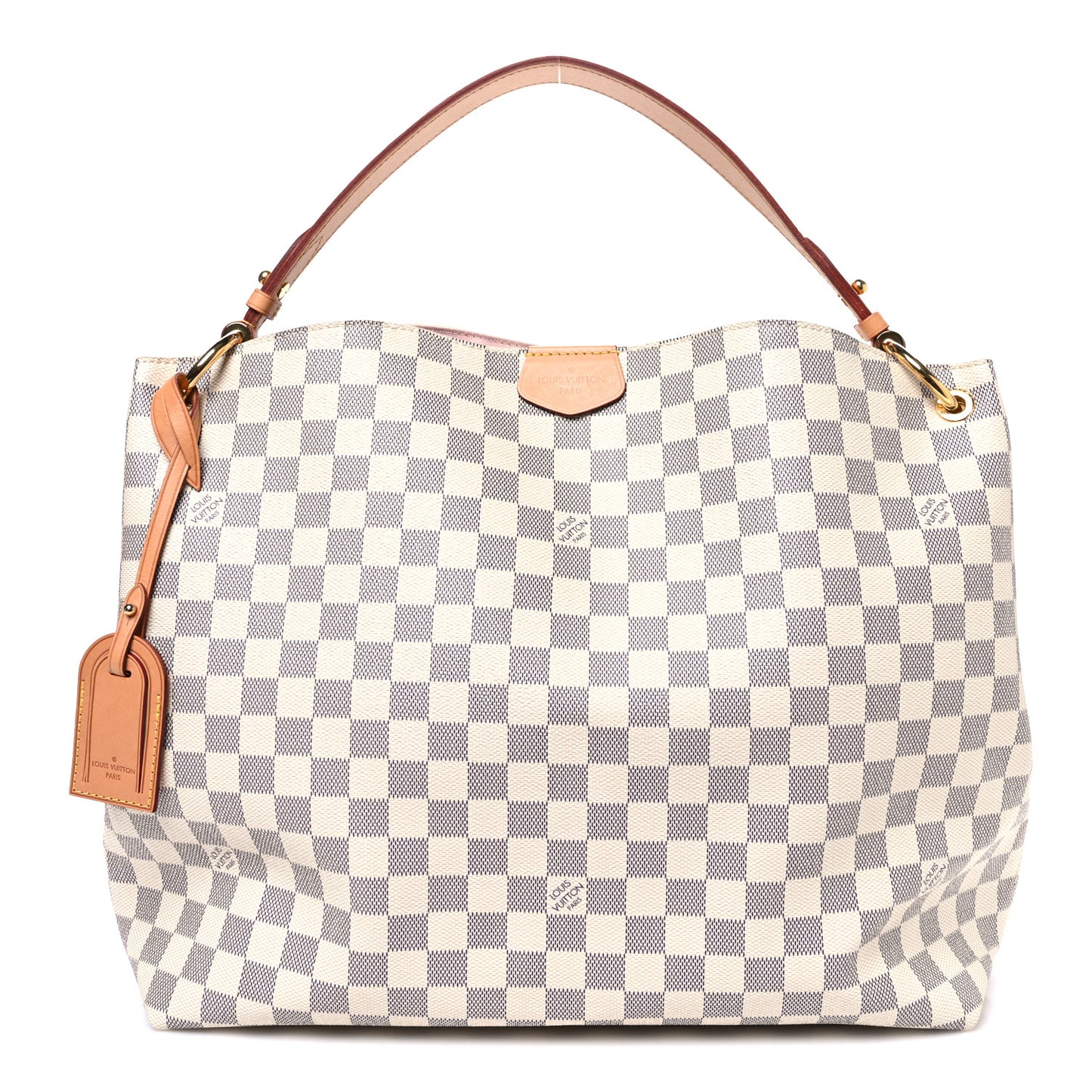 Damier Azur Graceful MM Rose Ballerine