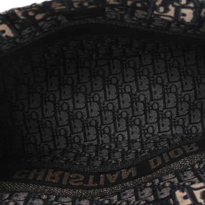 Christian Dior Oblique Medium Book Tote Blue Multicolor 5 of 12