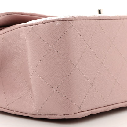 Chanel Caviar Quilted Jumbo Double Flap Light Purple 9 of 10