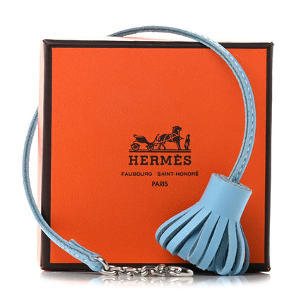Hermes Milo Lambskin Notebook Page Marker Carmencita GM Bleu Celeste 5 of 5