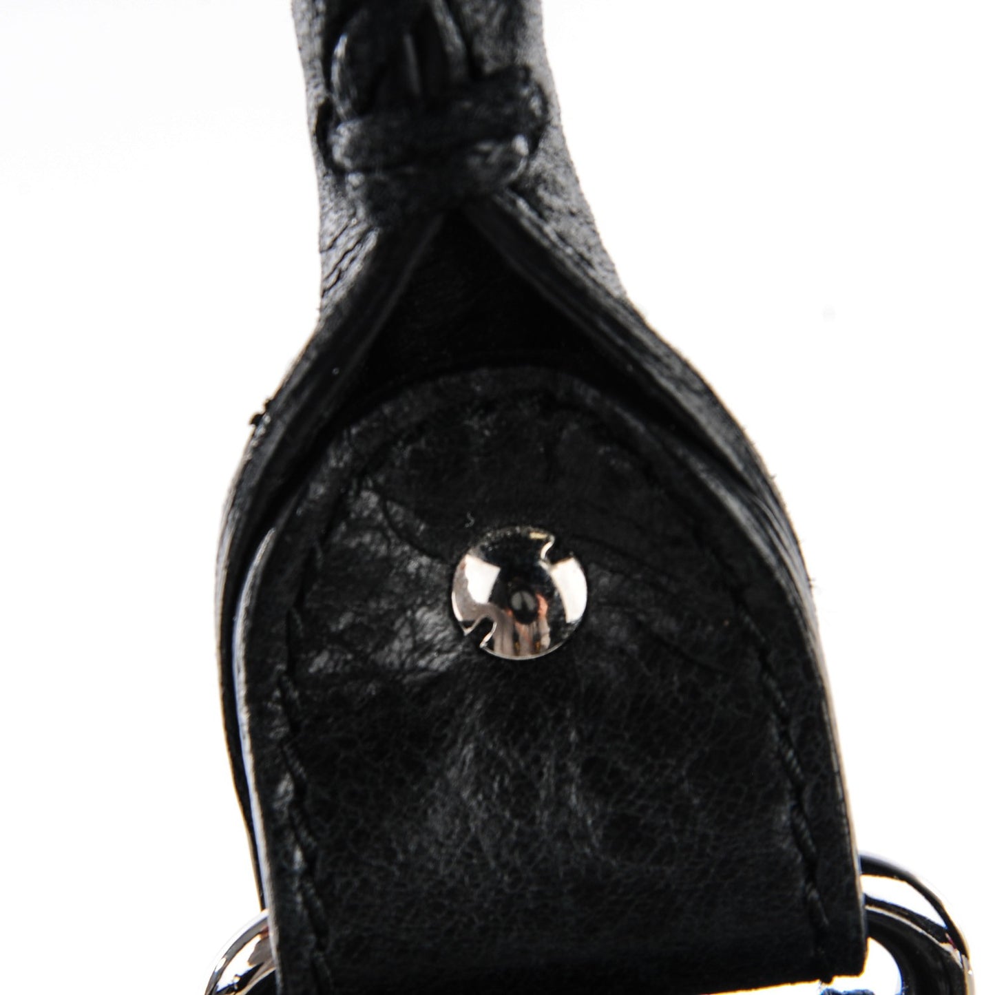 Agneau Giant 21 Silver Hardware Part Time Black