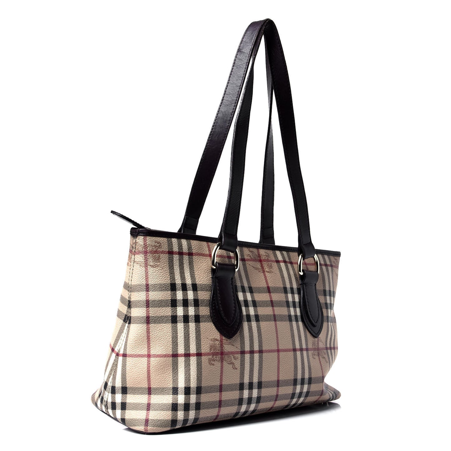 Haymarket Check Nick Tote Chocolate