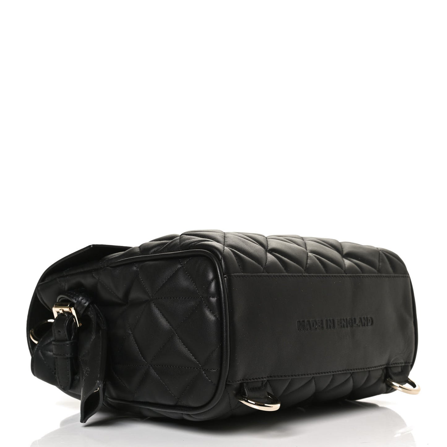 Nappa Quilted Mini Cara Delevingne Convertible Bag Black