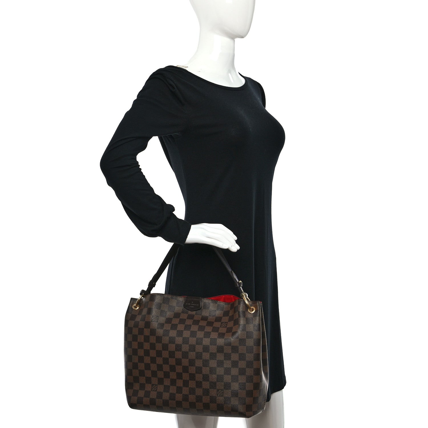 Louis Vuitton Damier Ebene Graceful PM 3 of 9