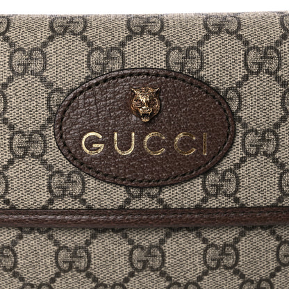 Gucci GG Supreme Monogram Neo Vintage Web Belt Bag Brown 9 of 12