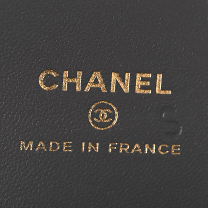 Chanel Lambskin Quilted Boy Minaudiere Dark Grey 6 of 14
