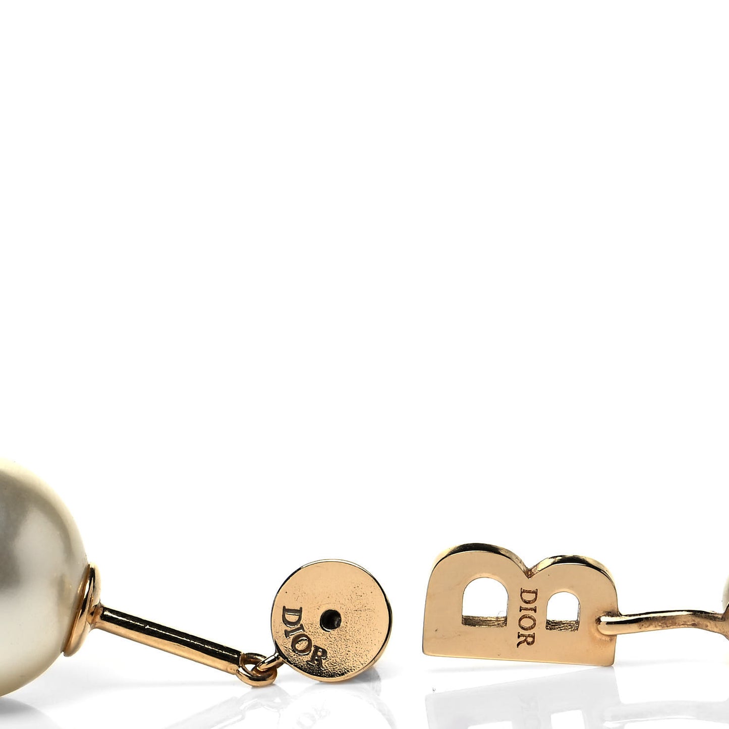 Pearl My ABCDior B Tribale Earring Gold