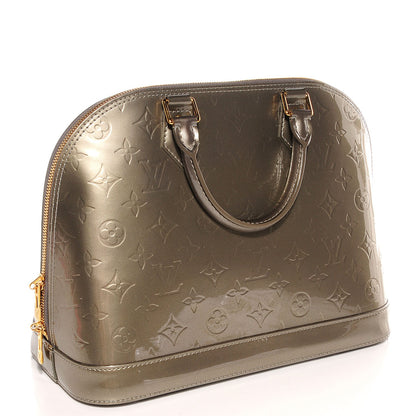 Louis Vuitton Vernis Alma PM Gris Art Deco 3 of 7