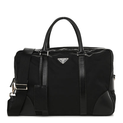 Prada Tessuto Nylon Saffiano Briefcase Nero Black 1 of 20