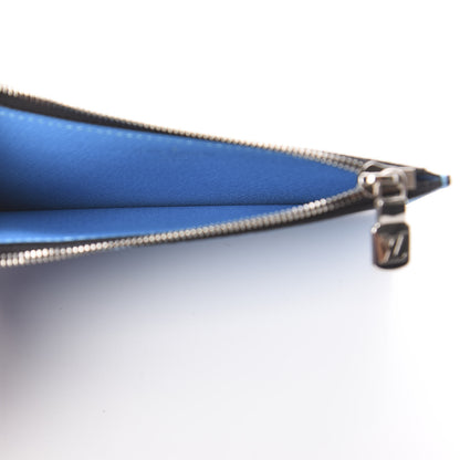 Louis Vuitton Taigarama Coin Card Holder Blue Lagoon 4 of 5