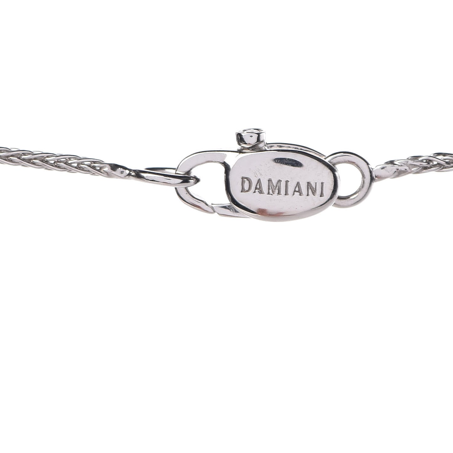 18K White Gold Diamond Star of David Pendant Necklace