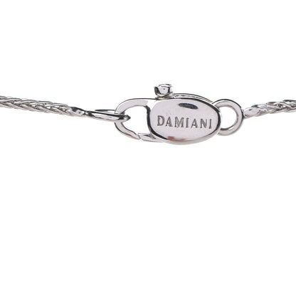 Damiani 18K White Gold Diamond Star of David Pendant Necklace 5 of 6