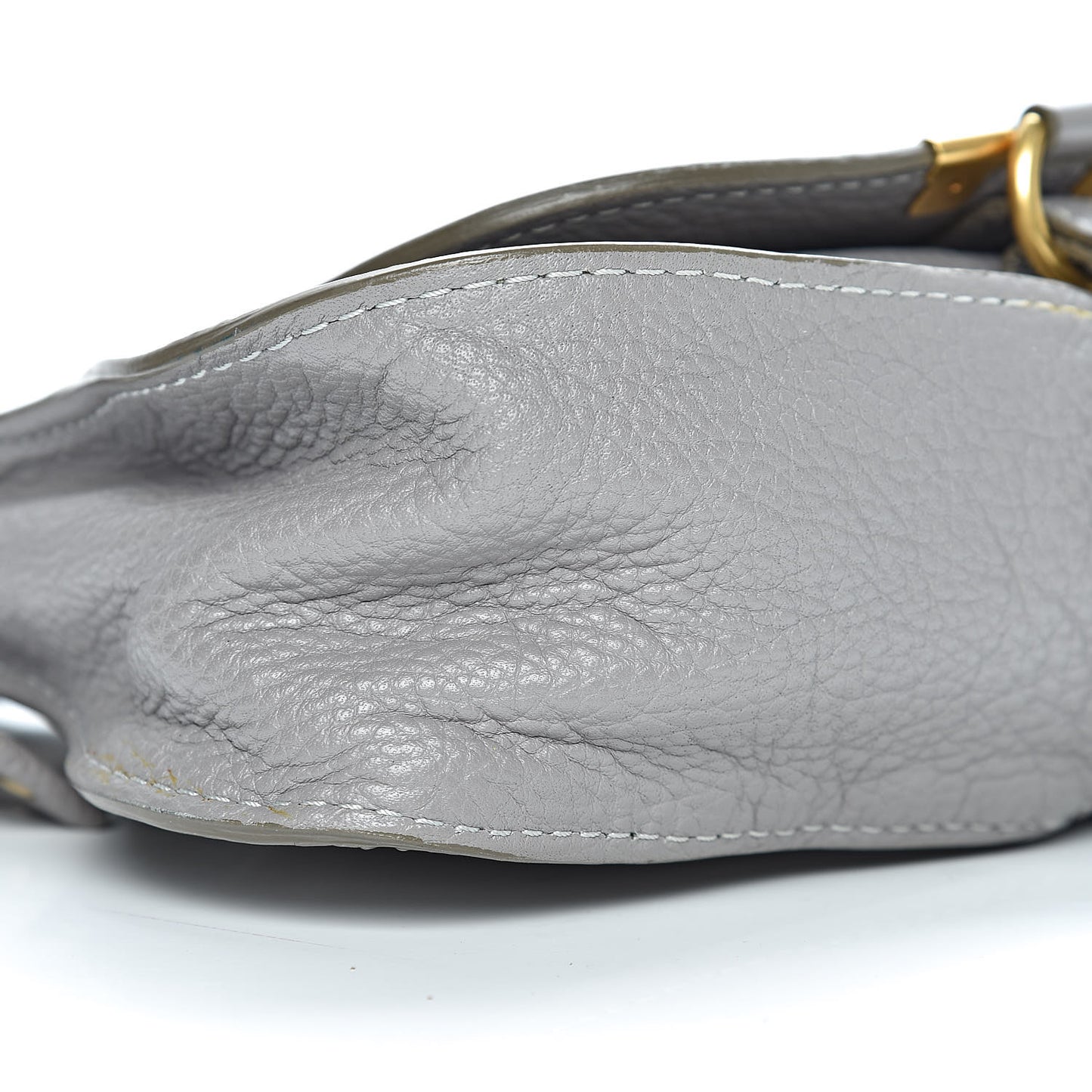 Calfskin Baby Marcie Satchel Cashmere Grey