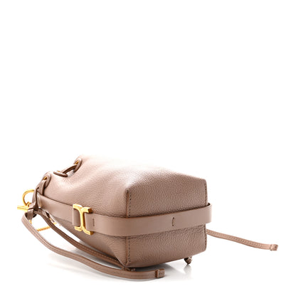 Chloe Grained Calfskin Micro Marcie Bucket Bag Woodrose 4 of 9