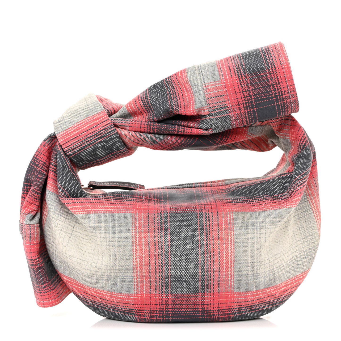 Nappa Tartan Shirt Effect Mini Jodie Grey Red