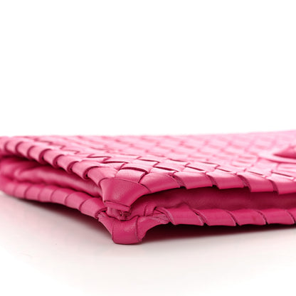 Bottega Veneta Nappa Intrecciato Turnlock Clutch Deco Rosa Shock 10 of 10