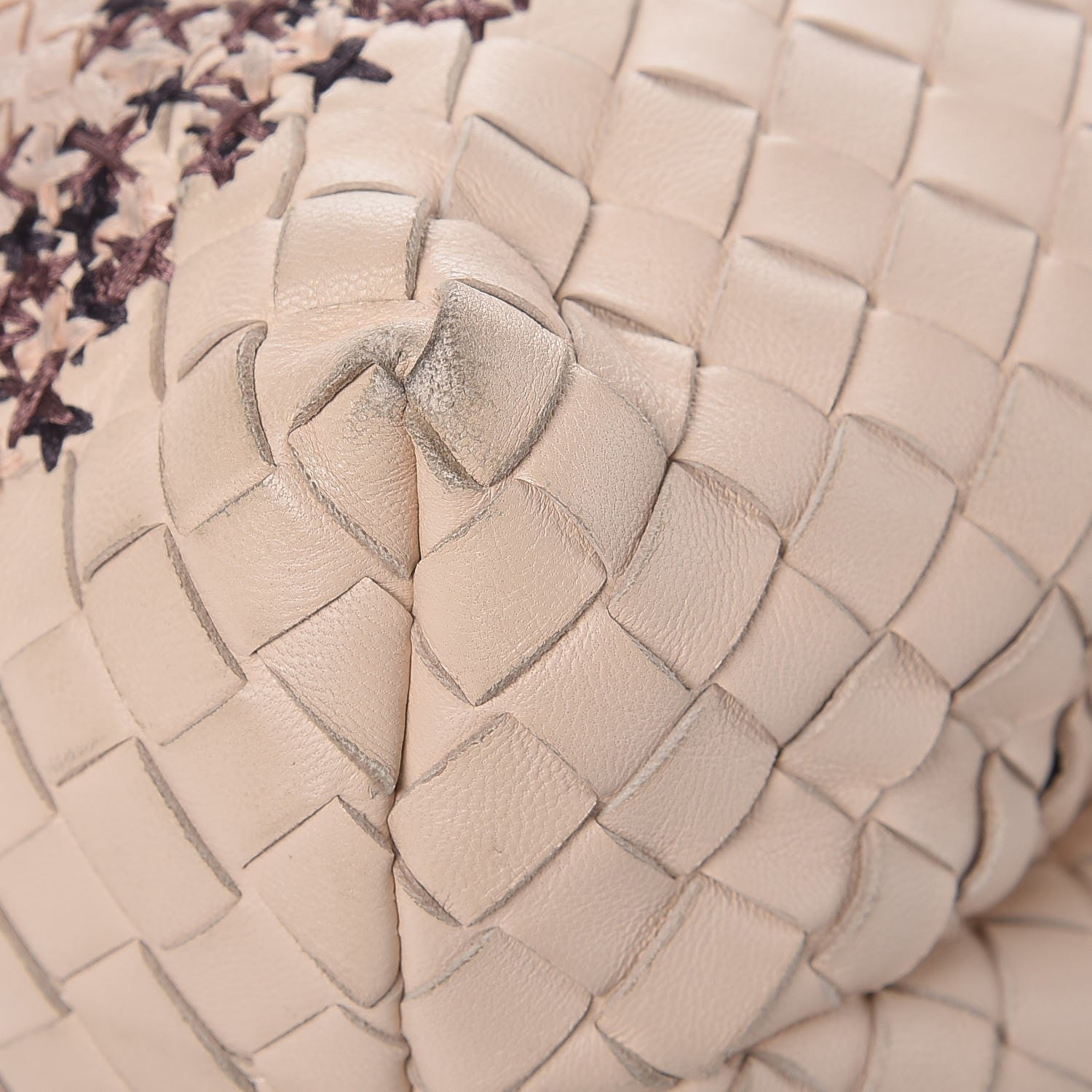 Bottega Veneta Python Nappa Intrecciato Olimpia Bag Natural 9 of 18