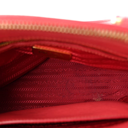 Prada Saffiano Mini Galleria Double Zip Tote Peonia 5 of 10